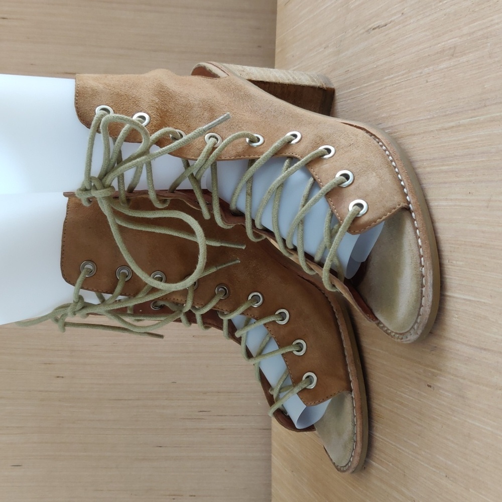 Jeffrey Campbell lace up leather sandals